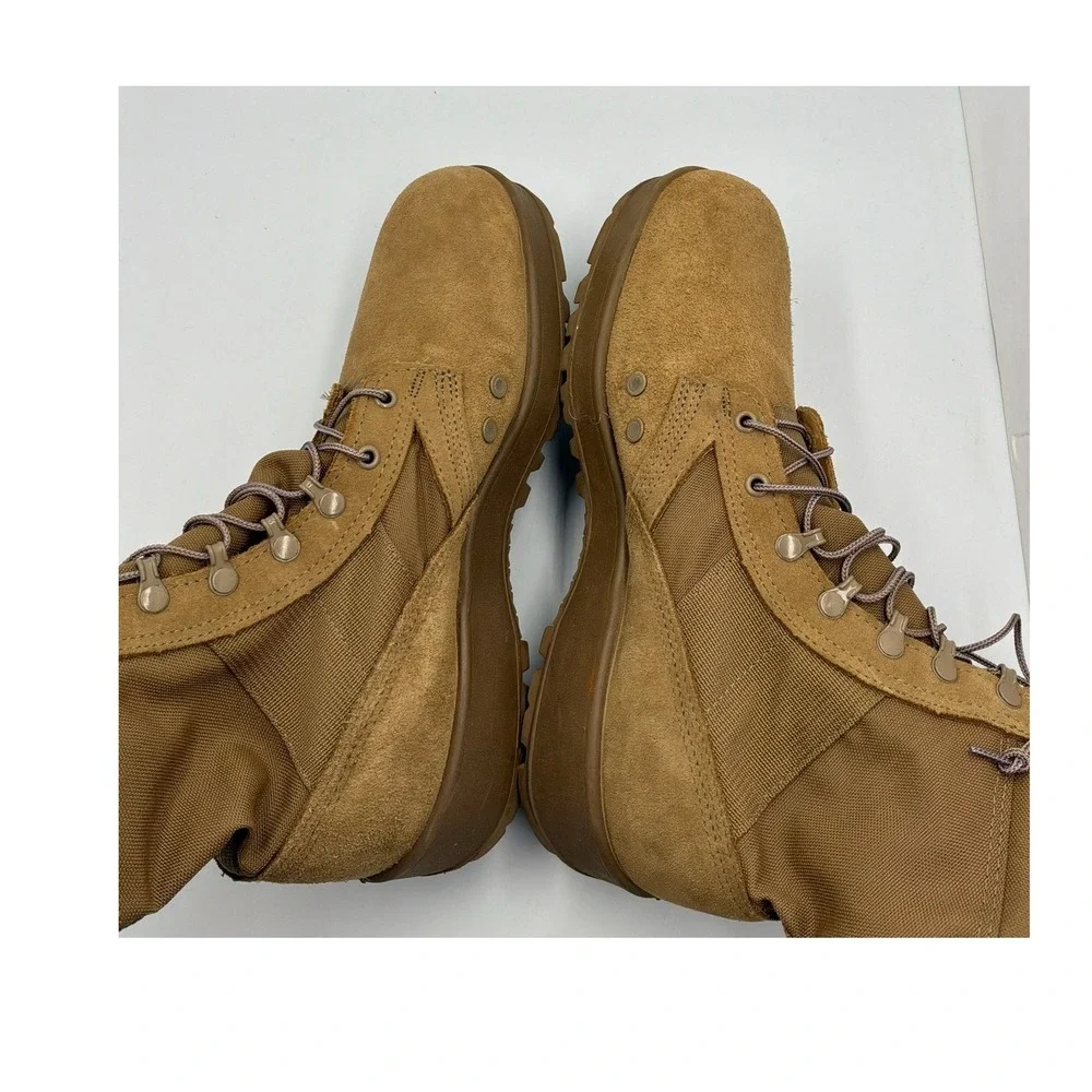 Army Hot Weather Combat Boots Mens 12R Coyote Tan Vibram Sole USA